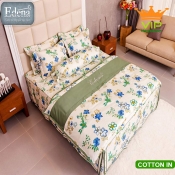 BỘ CHĂN RA GỐI EDENA COTTON IN ED418