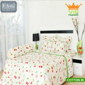 BỘ CHĂN RA GỐI EDENA COTTON IN ED419