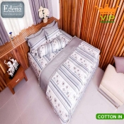 BỘ CHĂN RA GỐI EDENA COTTON IN ED422