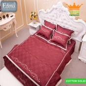 BỘ CHĂN RA GỐI EDENA COTTON SATIN ED619