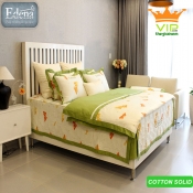 BỘ CHĂN RA GỐI EDENA COTTON SATIN ED623