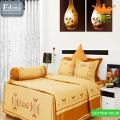 BỘ CHĂN RA GỐI EDENA COTTON SOLID ED325