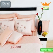 BỘ CHĂN RA GỐI EDENA COTTON SOLID ED331