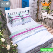 BỘ CHĂN RA GỐI EDENA COTTON SOLID ED335